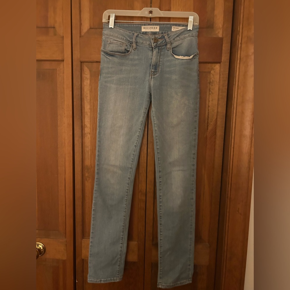 Bullhead Denim Co. Women’s Sz 5 Classic Regular Cotton Blend Blue Skinny Jeans